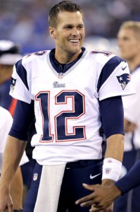 Brady was happy to have the game put in his arm on Saturday