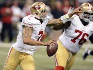 Kaepernick may have to carry his team to the conference championship game.