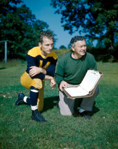 Don Hutson and Curly Lambeau
