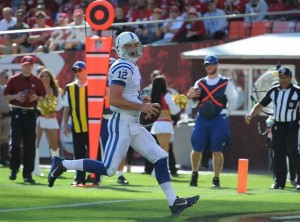 Luck's Colts won big early in the year, but are small favorites today