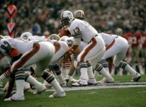 How quaint: a quarterback taking snaps form under center