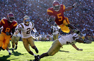 Bush played with some talented teammates at USC.