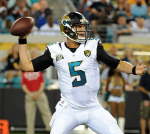 It's been a rough year for rookies like Blake Bortles