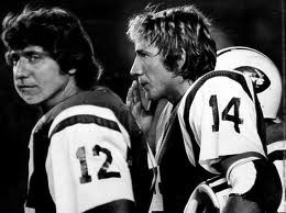 A pair of Crimson Tide/Jets quarterbacks in 1976